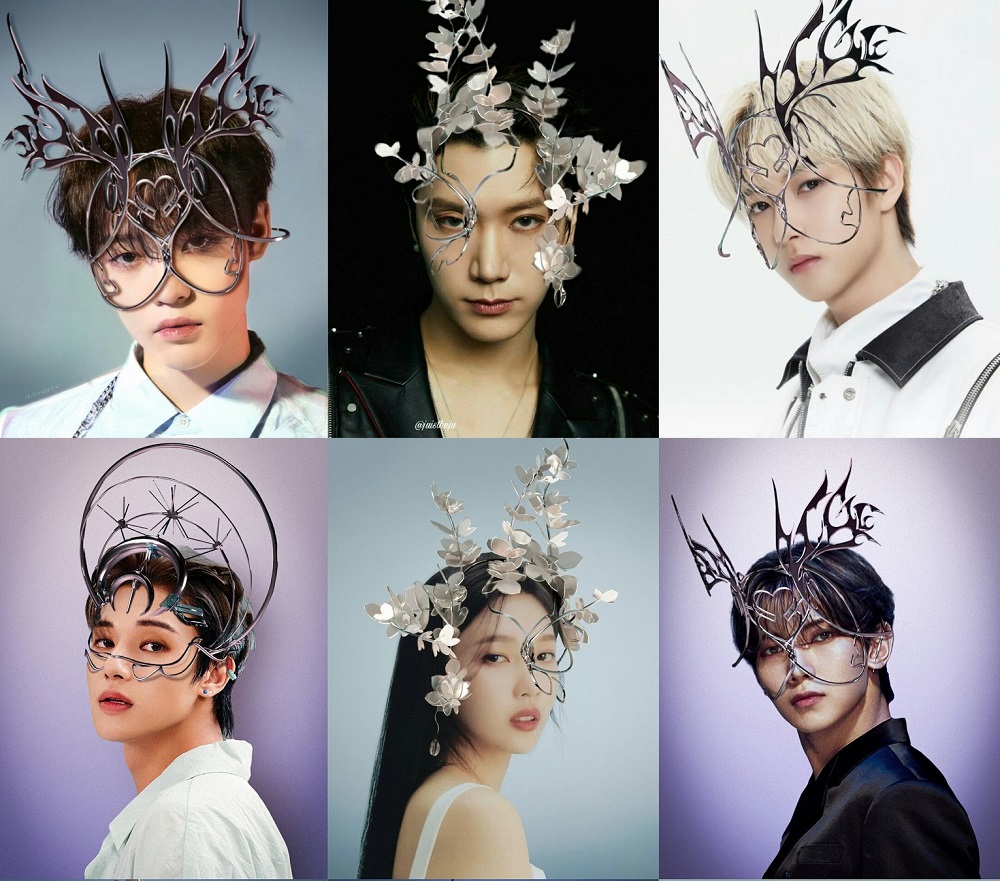 60+ Gambar Keren Editan Idol K-pop dengan Konsep aespa Synk Dive